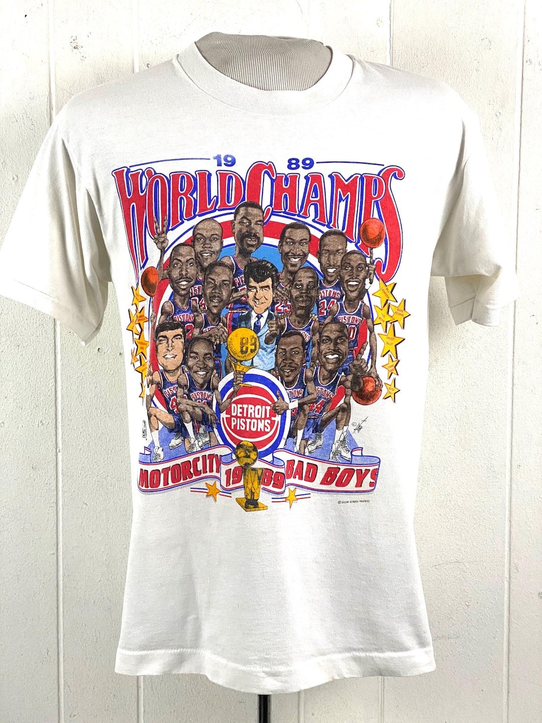 90s Detroit Newspaper T-shirt / セントマイケル Vintage Detroit