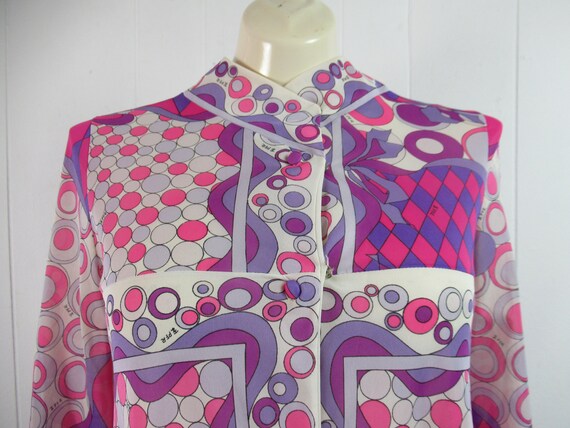 Vintage Pucci, vintage robe, Pucci robe, Pucci lin
