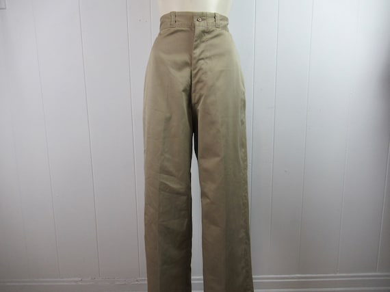 Vintage pants, high waisted pants, khaki pants, Ar