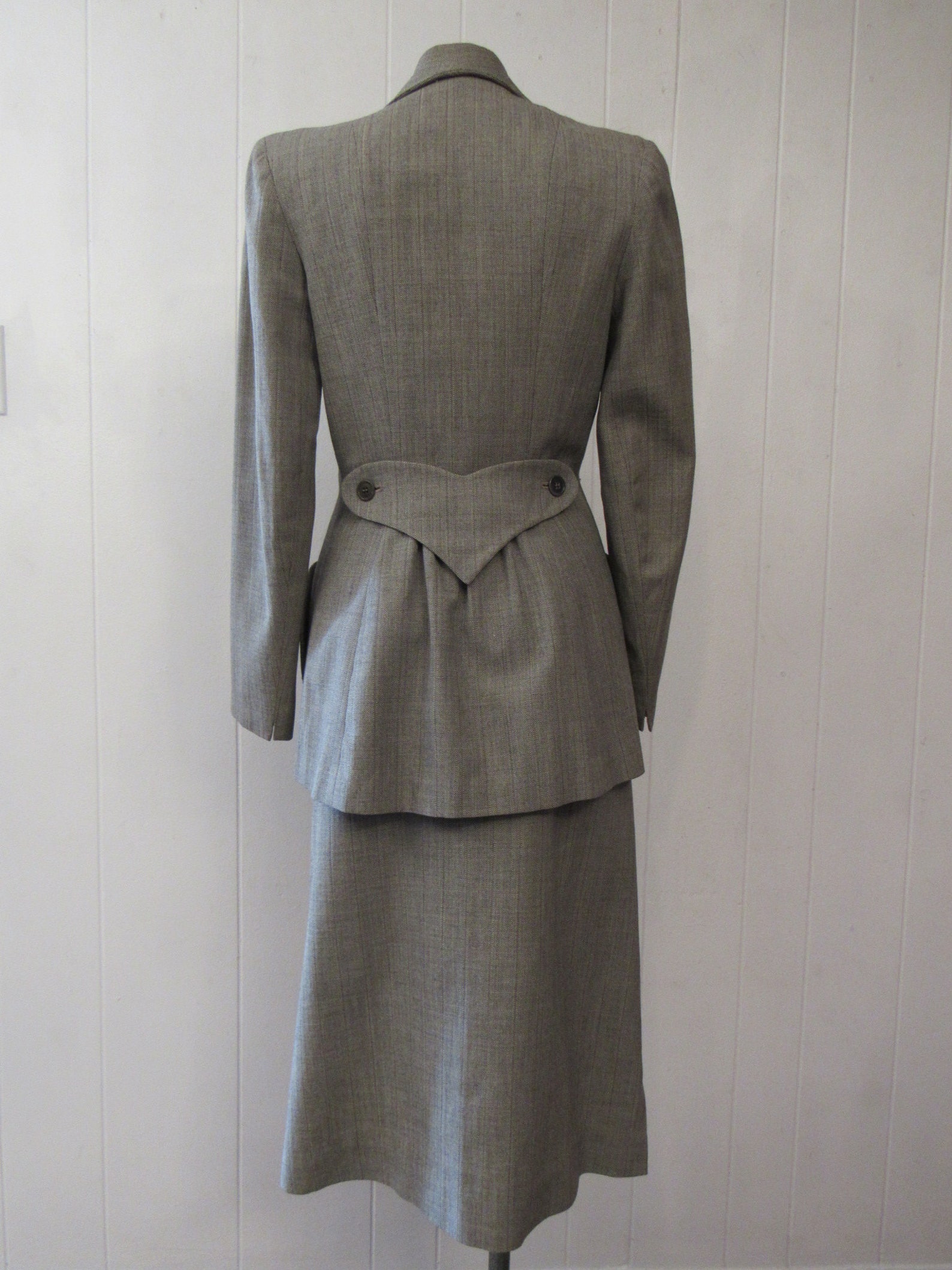 Vintage Suit 1940s Suit Women's Suit Jacket and Skirt | Etsy