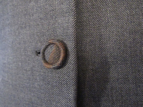Vintage jacket, 1940s jacket, gray jacket, Rockab… - image 3