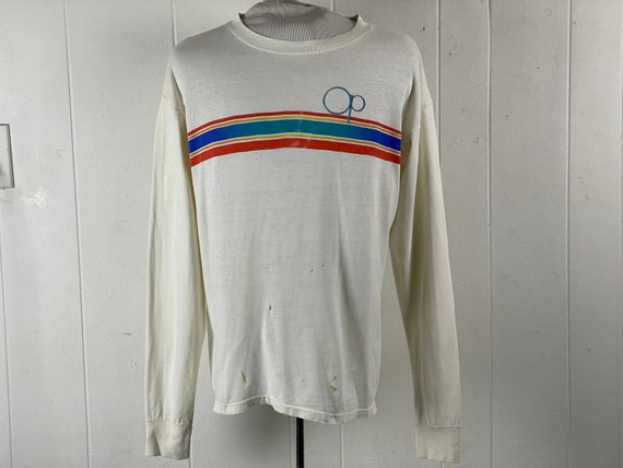 Vintage t shirt, size large, 1980s t shirt, Ocean… - image 1