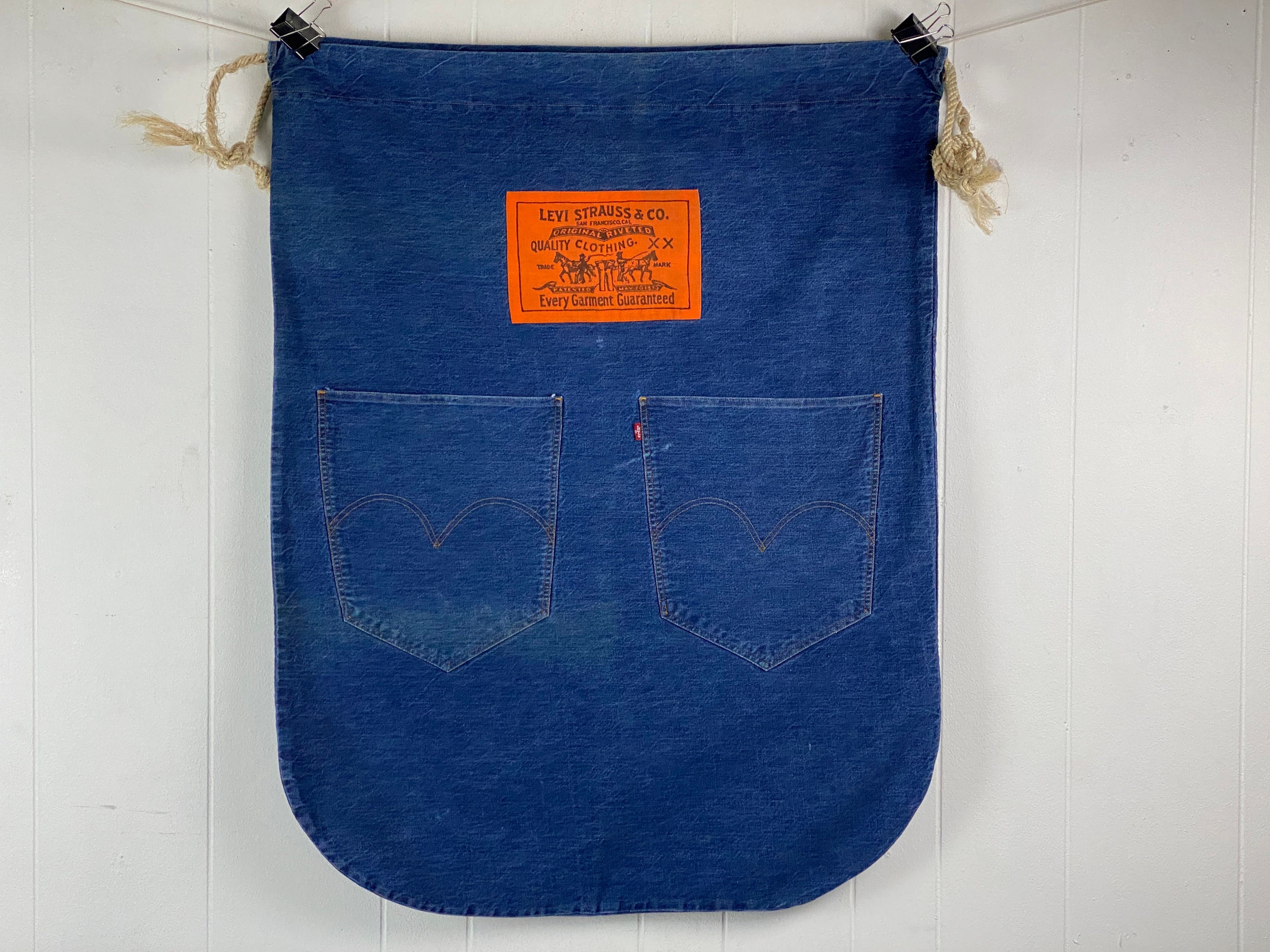 Vintage Levi's Bag Denim Bag Huge Denim Bag 1970s Bag - Etsy Finland