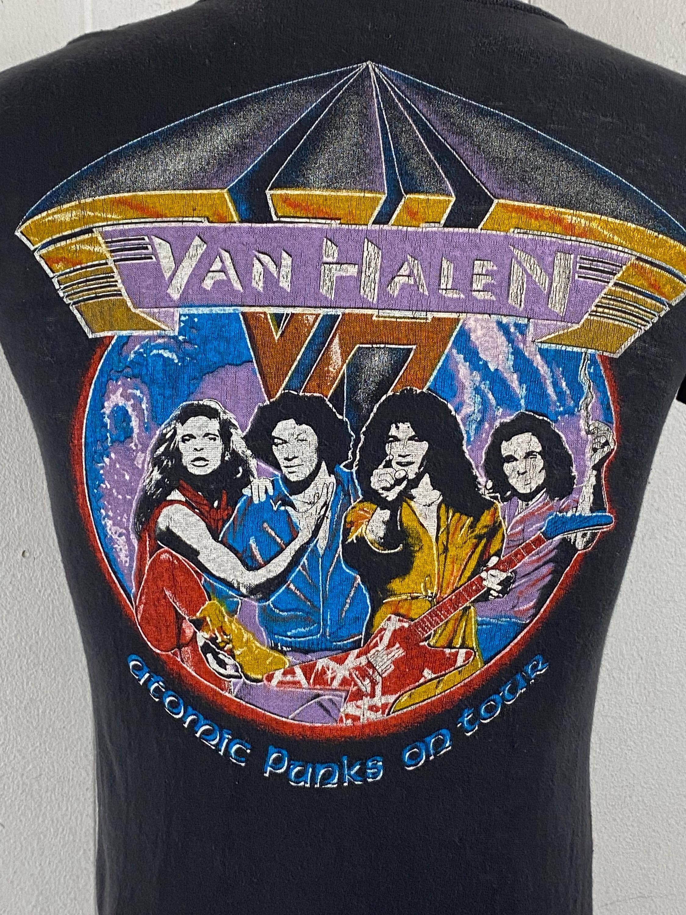 ミュージシャン Vintage 1980 Van Halen T-Shirt 1980 Van Halen T Shirt, Size Small, 1980s T Shirt, Van Halen T