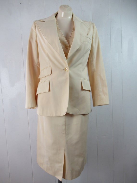 Vintage suit, 1970s suit, women's suit, 3 piece s… - image 2