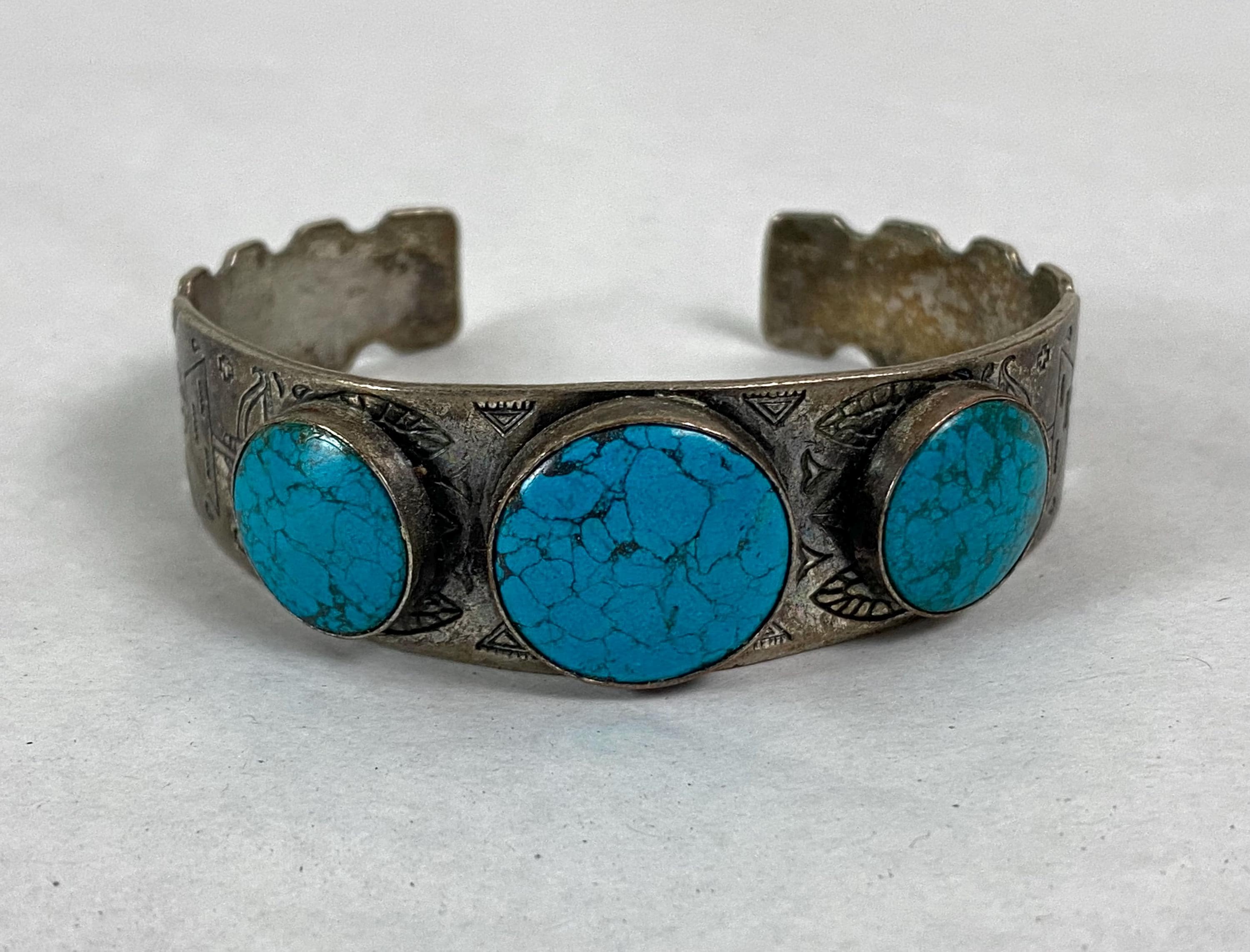 Half-Round WireCuff 1940～Vintage Navajo Half-Round WireCuff 1940～Vintage Navajo