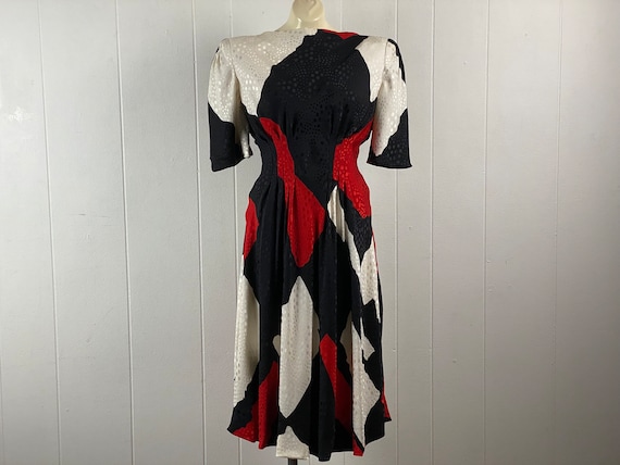 Vintage dress, size medium, Pauline Trigere dress… - image 1