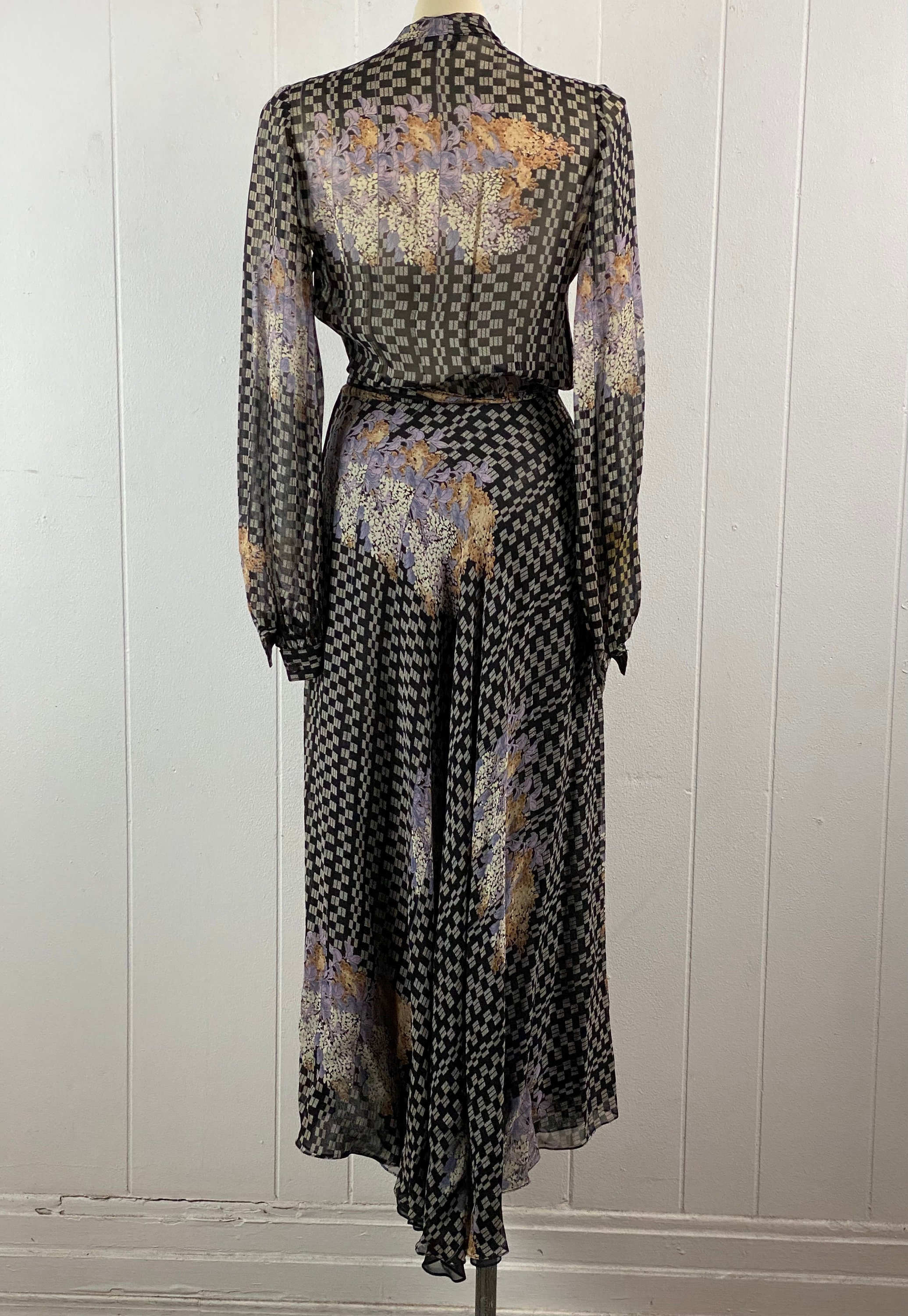 ヴィンテージドレス、1970年代のドレス、ジュディ・ホーンビーの