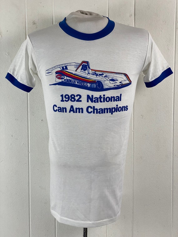 Vintage t shirt, 1980s t shirt, National Can AM C… - image 2