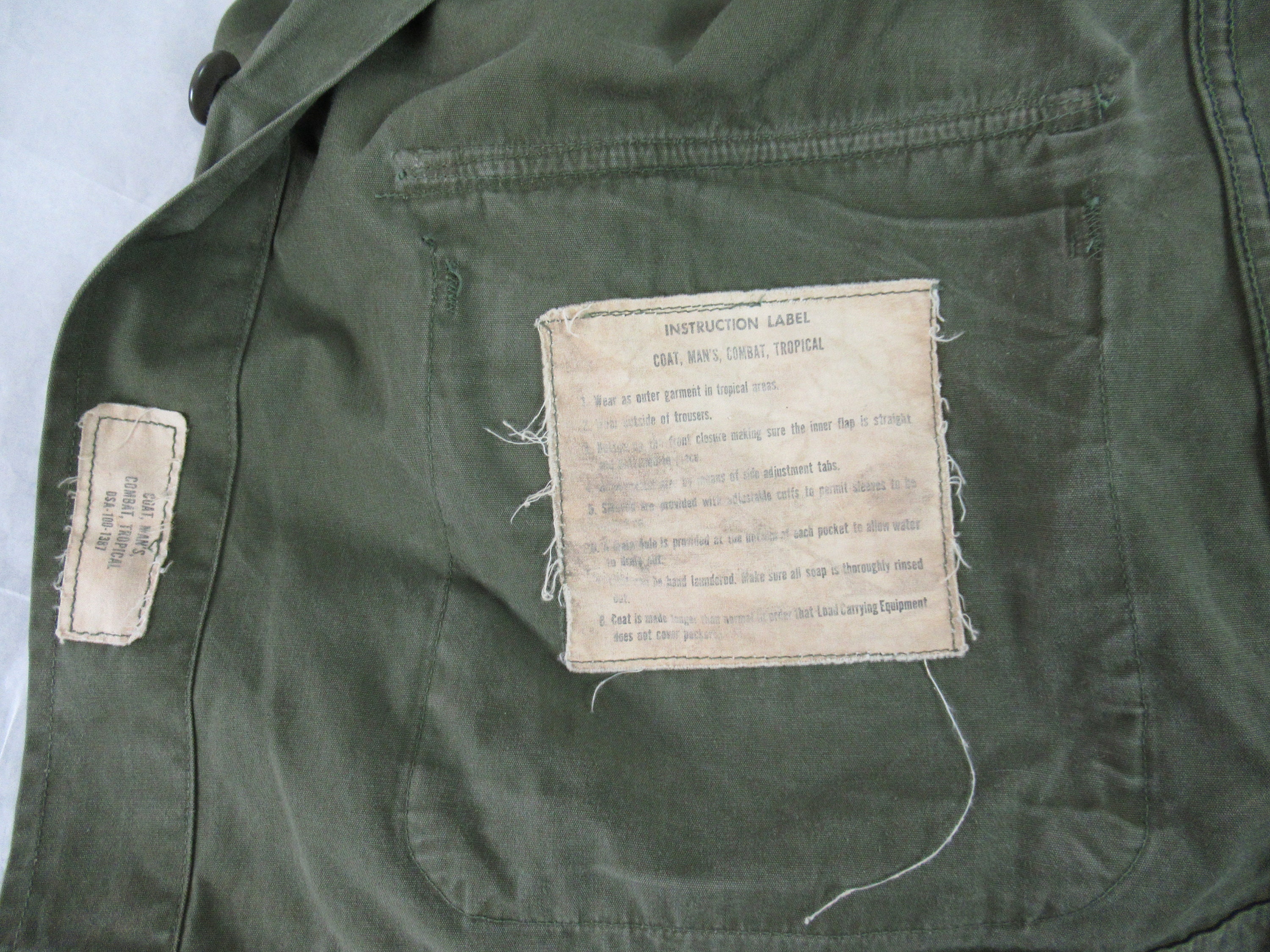 Vintage Jacket Army Jacket Viet Nam Jacket Slant Pocket - Etsy