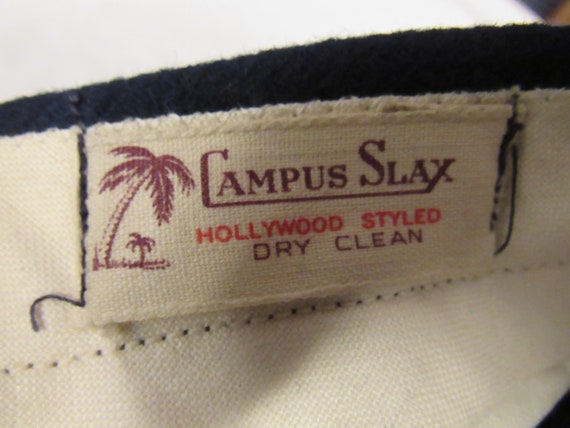 Vintage pants, 1940s pants, blue pants, Hollywood… - image 7