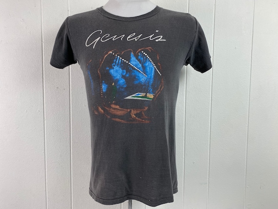 Vintage t shirt, band t shirt, Genesis t shirt, c… - image 1