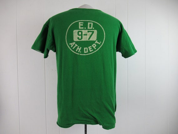 Vintage t shirt, reversible t shirt, school t shir