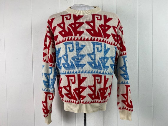 Vintage sweater, size large, 1970s sweater, Repag… - image 1