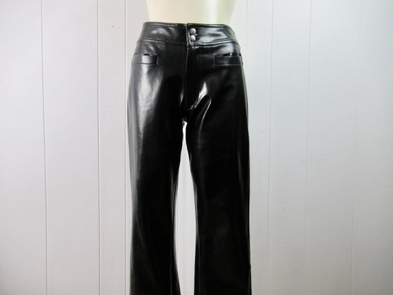 Shape Black Vinyl High Waist Skinny Pants