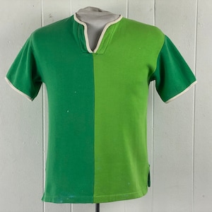 Vintage sweatshirt, size medium, 1960s sweatshirt, color block sweatshirt, green sweatshirt, vintage t shirt, vintage clothing