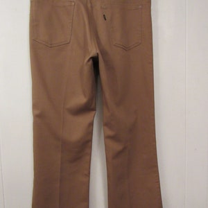 Vintage Levis pants, vintage pants, Levis big E pants, 1970s Levis, vintage Levis, Levis STA PREST, vintage clothing, size 36 x 27.5 image 4