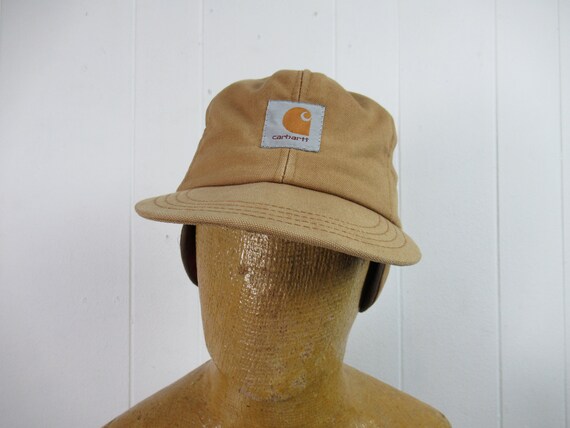 Vintage hat, Carhartt hat, vintage cap, brown duck