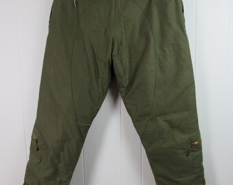 Vintage Down Filled Pants, Eddie Bauer Pants, 1940s Flight