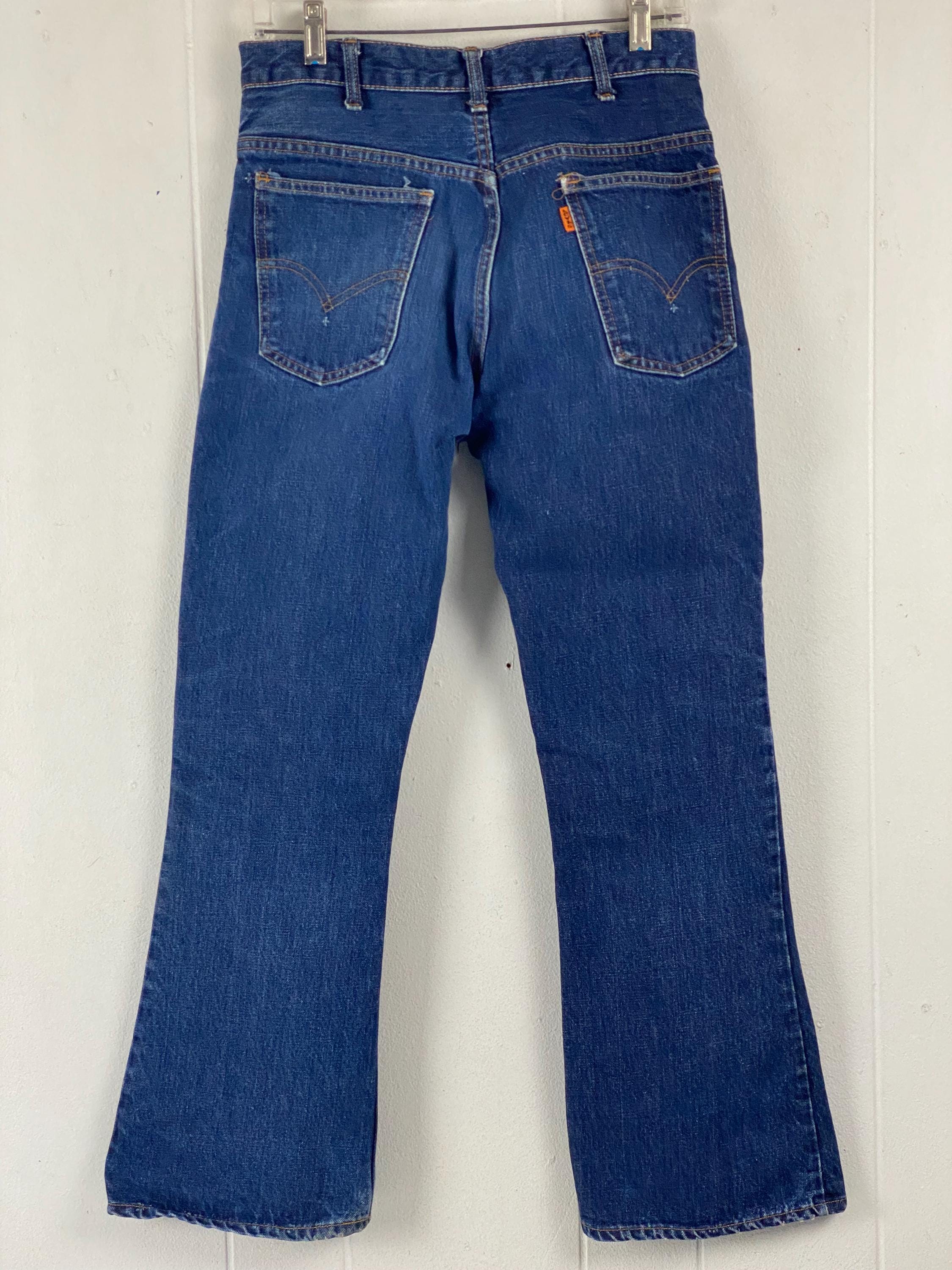 Vintage Levis, Size 29 X 29, Levis 646 Pants, 1970s Jeans, Levis