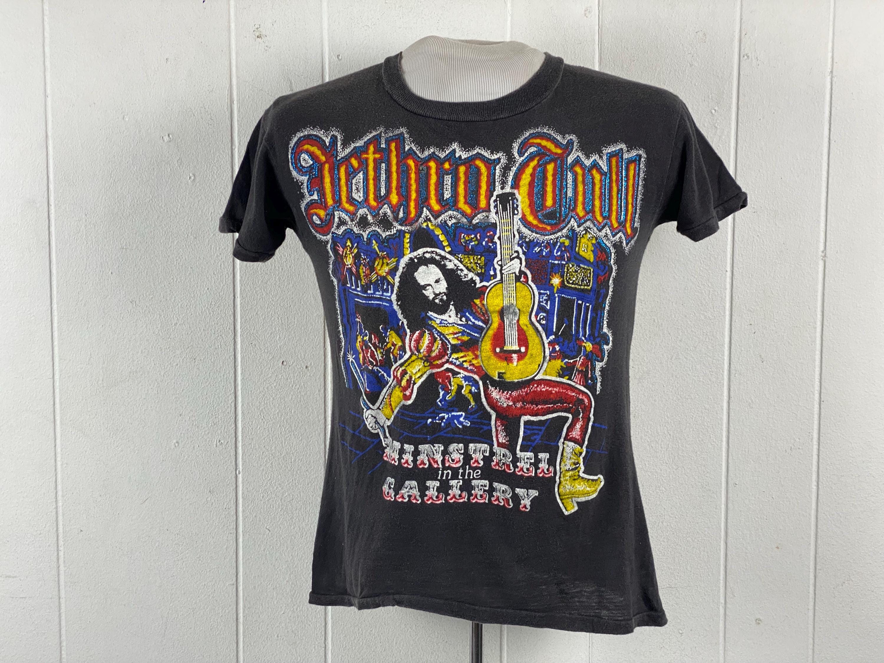 Jethro Tull T-shirt, Size Medium, 1970s T Shirt, Minstrel in the