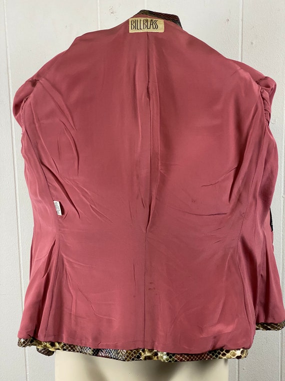 Vintage jacket, size medium, Python jacket, real … - image 6