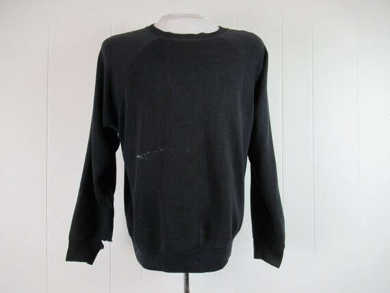 Vintage sweatshirt, wrecked sweatshirt, 1970s swea