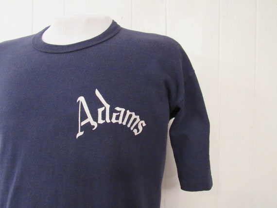 Vintage t shirt, 1960s t shirt, Adams t shirt, sch