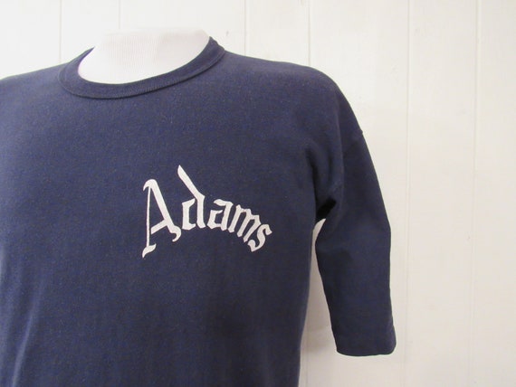 Vintage t shirt, 1960s t shirt, Adams t shirt, sc… - image 1