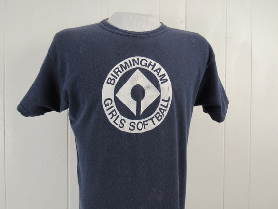 Vintage t shirt, 1960s t shirt, Birmingham t shir… - image 2