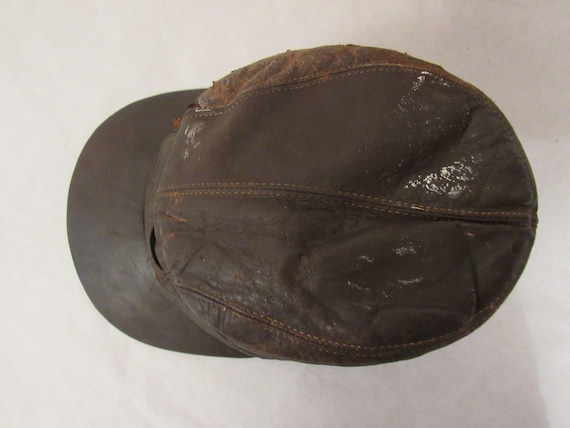 Vintage hat, Lee hat, 1950s hat, leather hat, hun… - image 8