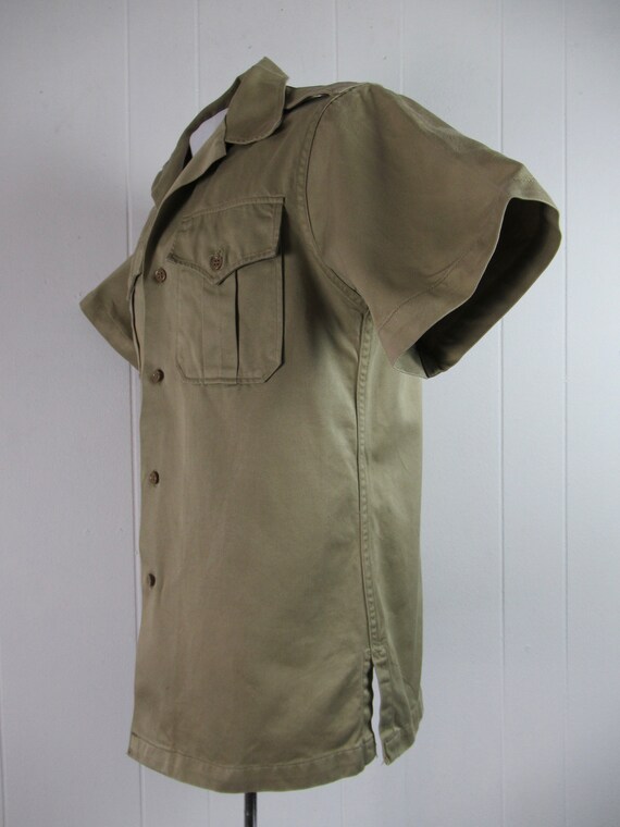 Vintage shirt, military shirt, U.S. Army shirt, 1950s… - Gem