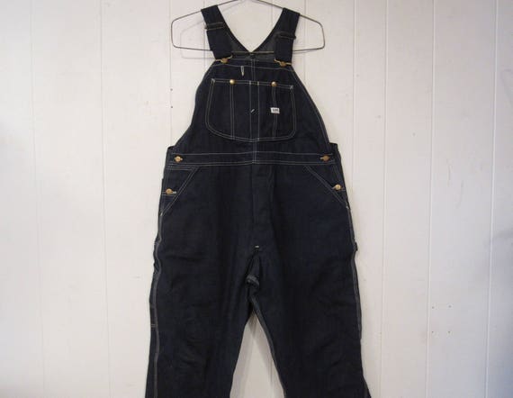 Vintage overalls, denim overalls, 1960s overalls,