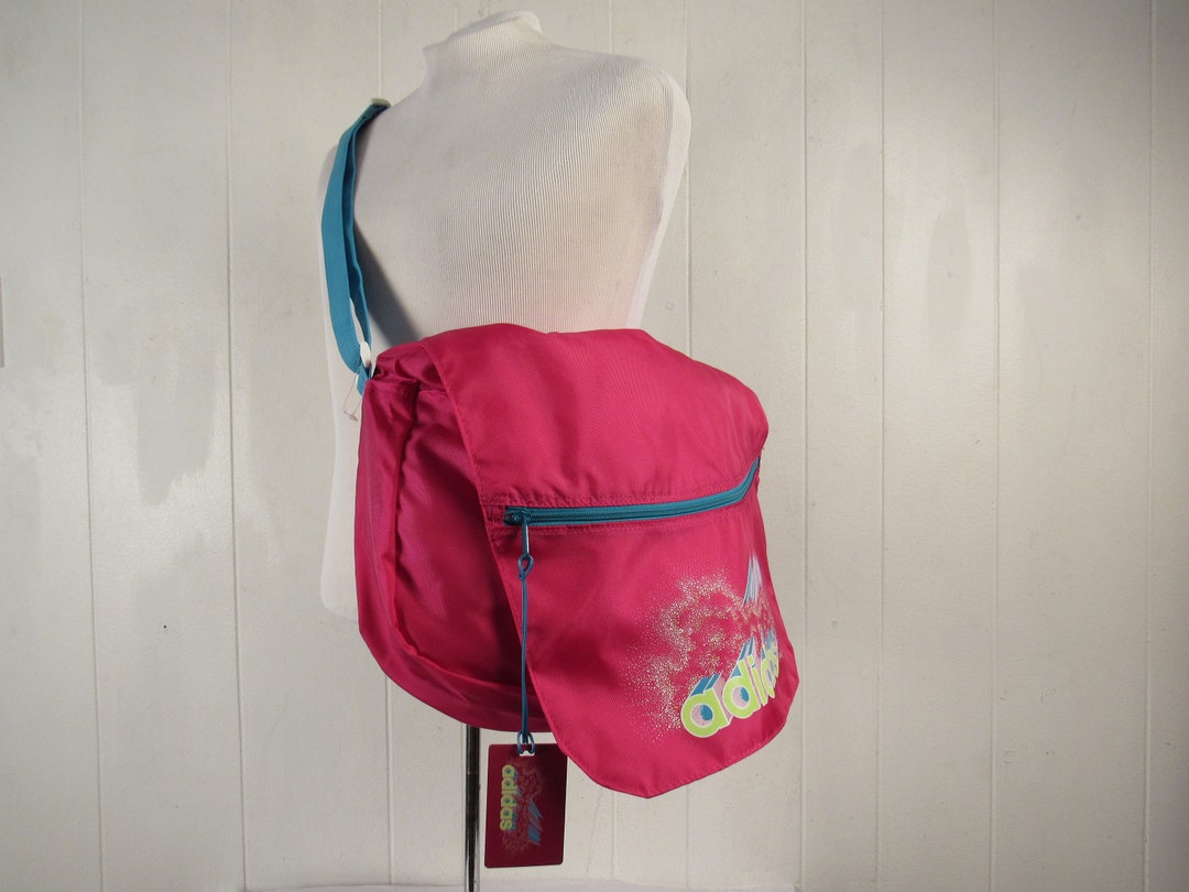 Vintage Messenger Bag Adidas Shoulder Bag 1980s Adidas Bag Etsy