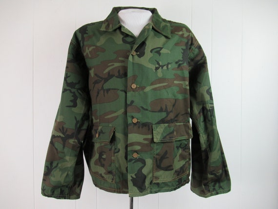 Vintage jacket, 1960s jacket , camouflage jacket,