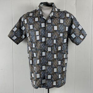 トップス 60s M'GREGOR vintage cotton shirt 1960's Mc Gregor Men's Shirt~ 60's Mod Style Rockabilly