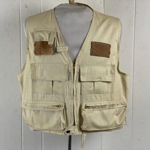 Vintage 1970s-80s Ideal Fishing Vest Mens Size Medium