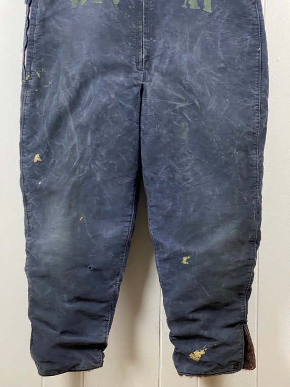 Vintage overalls, size large, U.S. Navy overalls,… - image 4