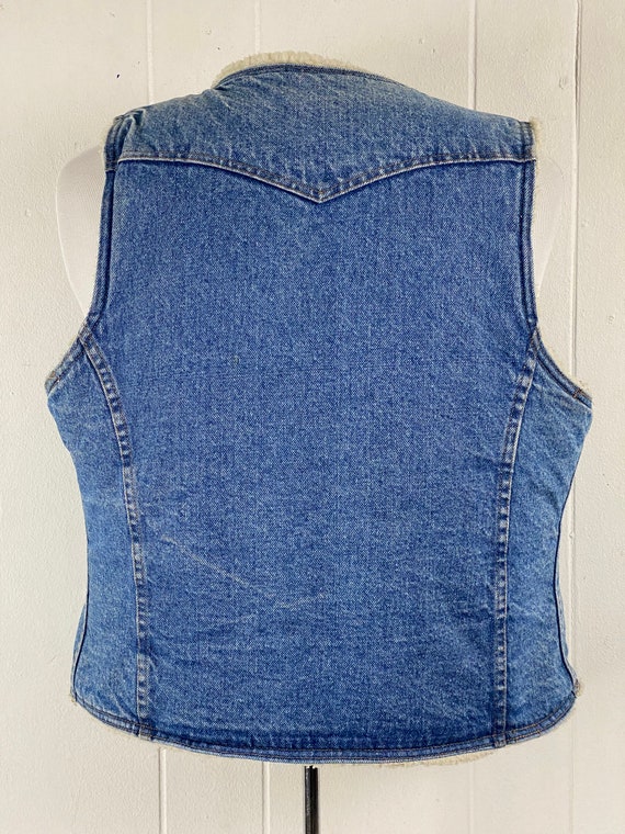 Vintage denim vest, size large, vintage Levi's ve… - image 6