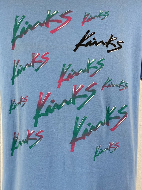 Vintage t shirt, The Kinks t shirt, 1980s t shirt… - image 3