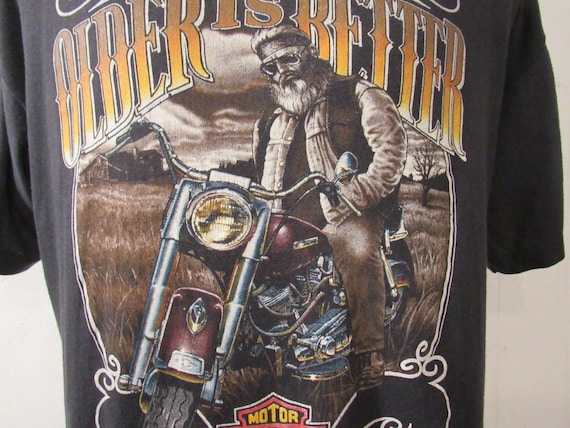 Vintage T Shirt L 1990 Harley Davidson T Shirt Marquette - Etsy