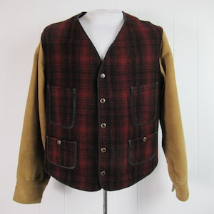 Vintage jacket, buckle back jacket, moleskin jacket, 1930s jacket, Woolrich jacket, vintage clothing, size 42