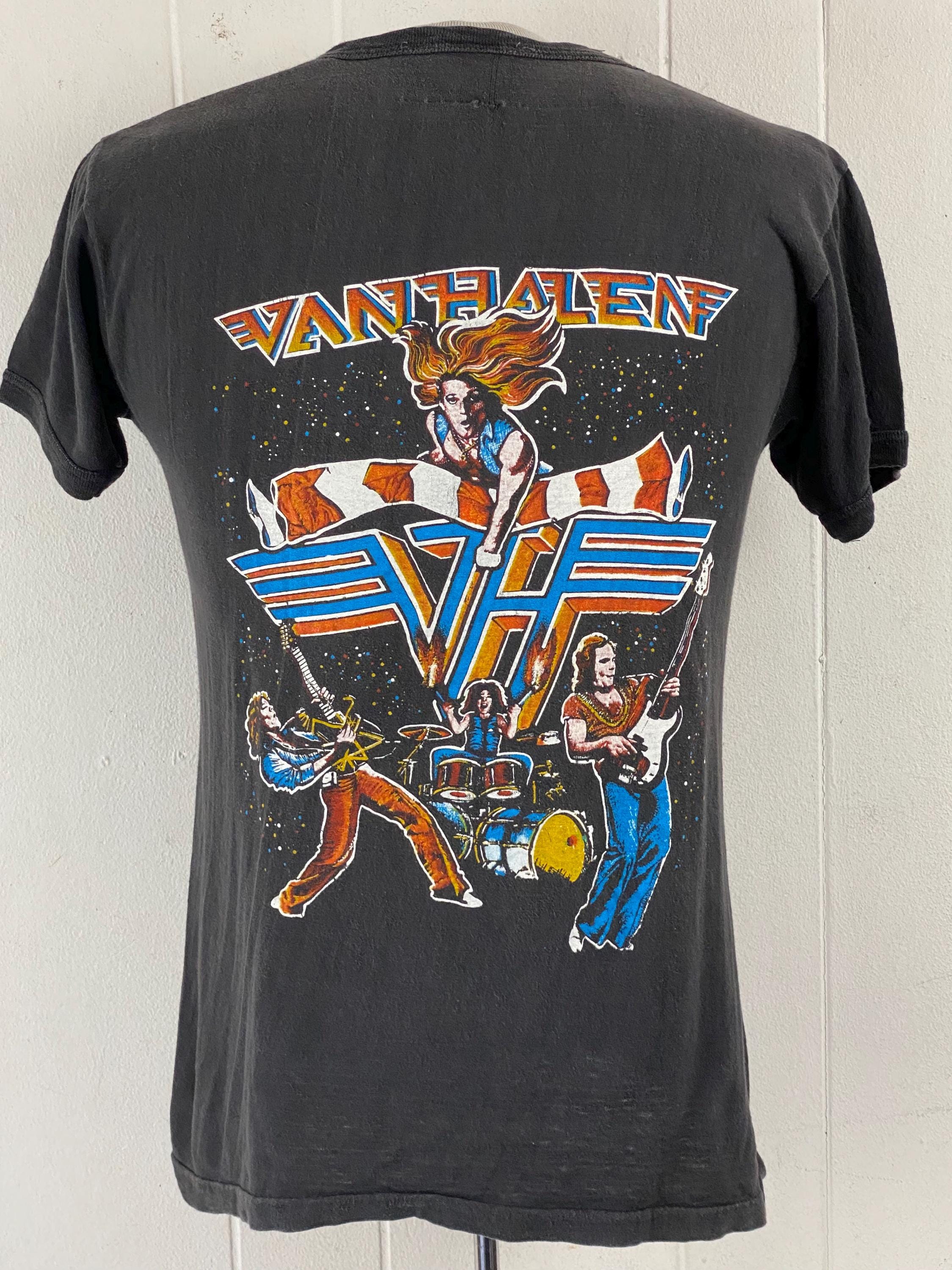 Van Halen T Shirt, Size Medium, 1980 Tour T Shirt, 1980s Van