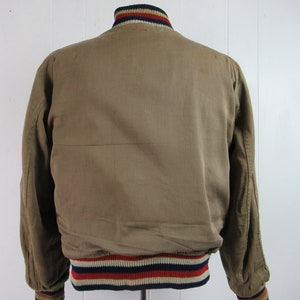 VINTAGE JACKET, 1940s jacket, stadium jacket, basketball jacket, reversible, Gordon Local 12, vintage clothing, size medium image 9