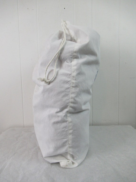 Vintage bag, cotton bag, 1950s bag, laundry bag, … - image 4