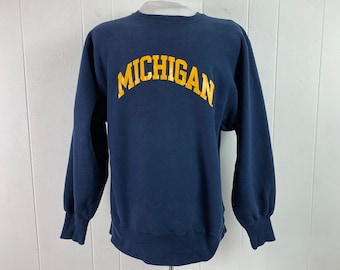 Vintage 90s Champion Reverse Weave University of Michigan XXL Tri