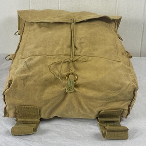 Vintage Backpack, 1950s Backpack, Canvas Bag, Canvas Russack, 1950s Bag ...
