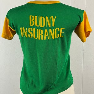 Vintage t shirt, size medium, 1960s t shirt, baseball t shirt, Brewers t shirt, Bundy Insurance t shirt, Mason t shirt, vintage clothing image 4