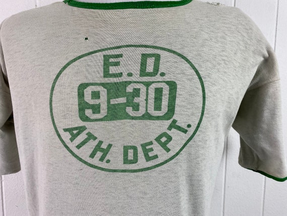 Vintage t shirt, 1950S t shirt, Reversible T-shir… - image 4