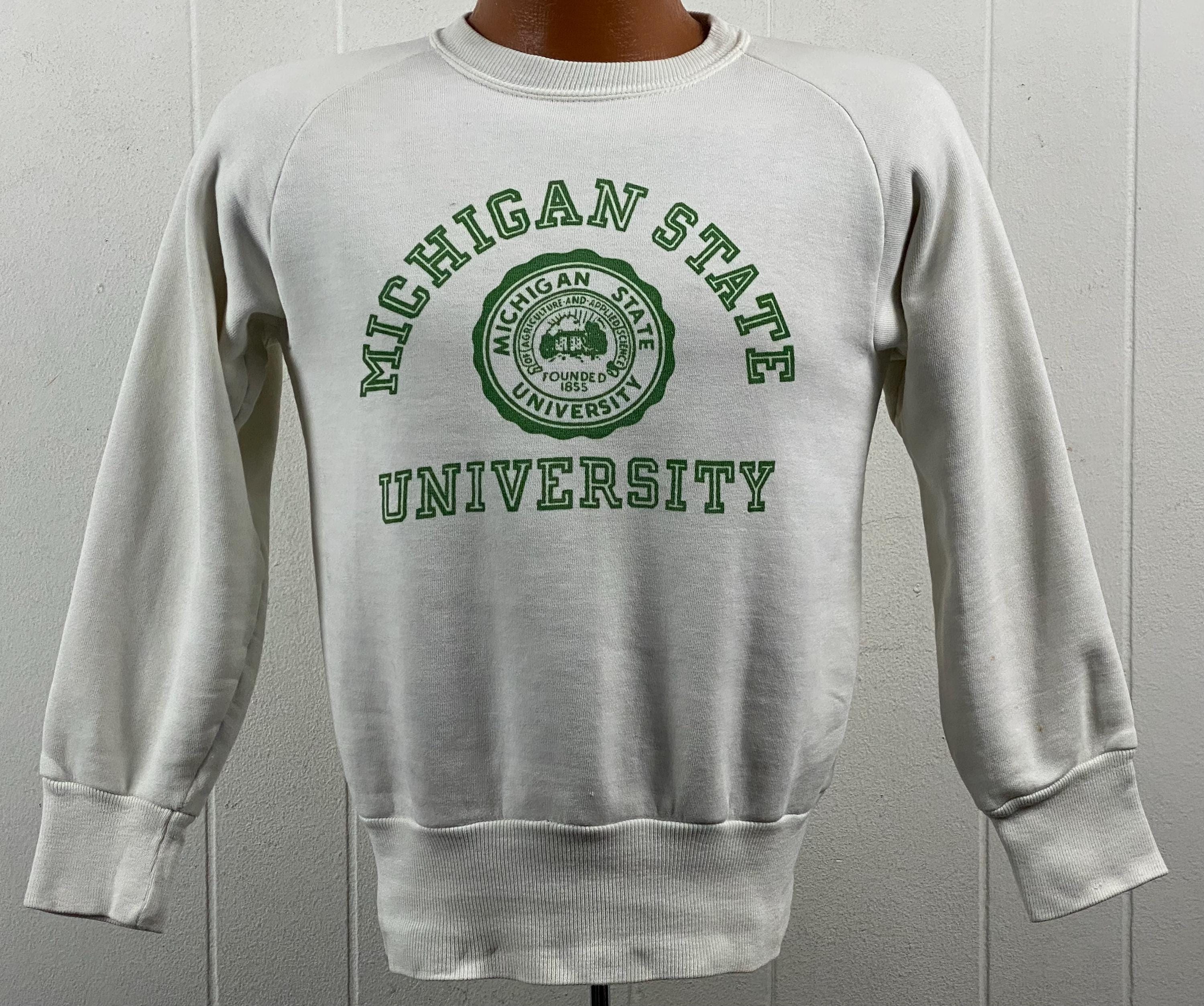 1950s Sweatshirt, Size Small, Michigan State University Sweatshirt